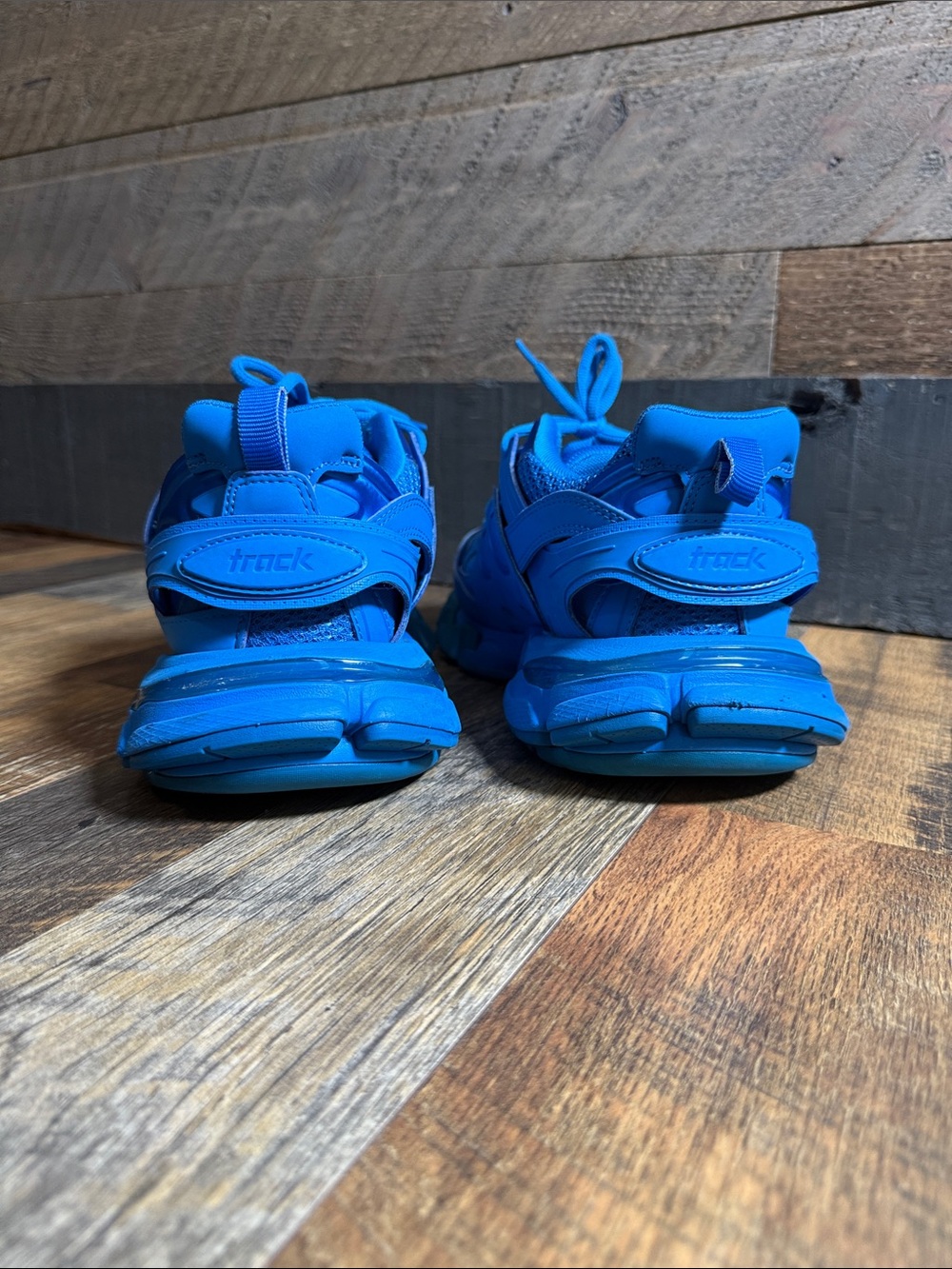 Balenciaga Track Sneakers Blue Monochrome Size EU 40 US 7 Luxury Designer Shoes - Picture 10 of 13